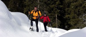 balade en raquettes à neige