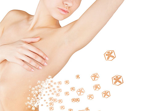 relachement peau des bras