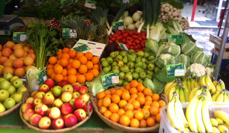 légumes de marché