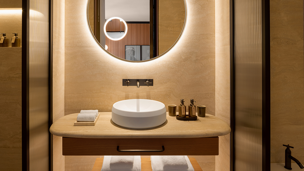 Suite Six Senses Rome salle de bains