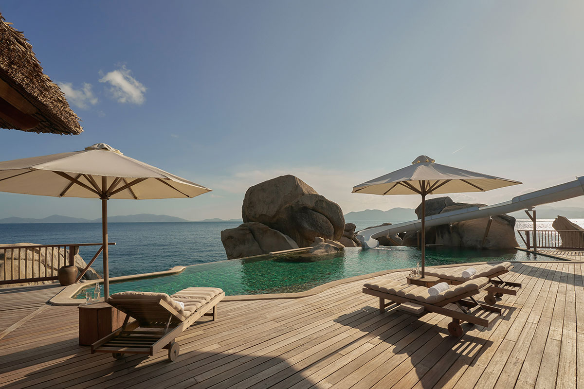 Six Senses Ninh Van Bay Vietnam - suite vue mer