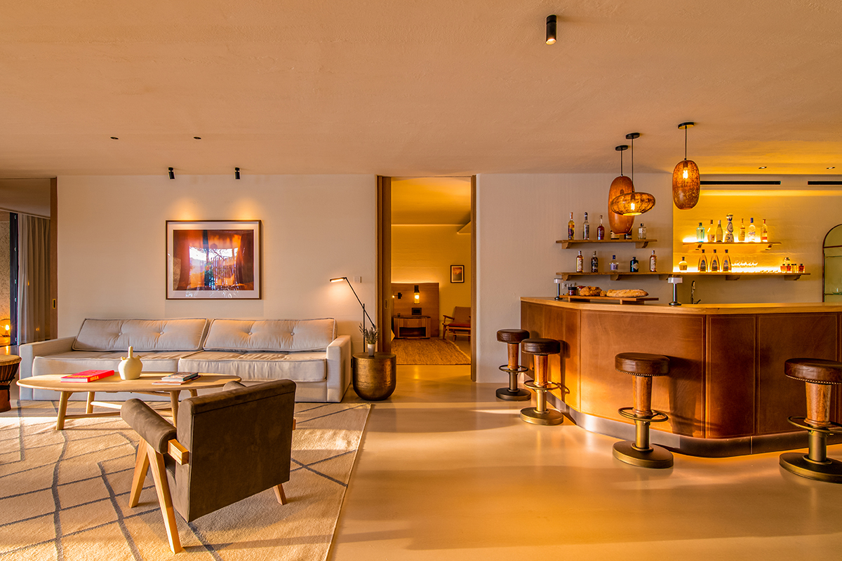 Hôtel Six Senses Ibiza suite bar