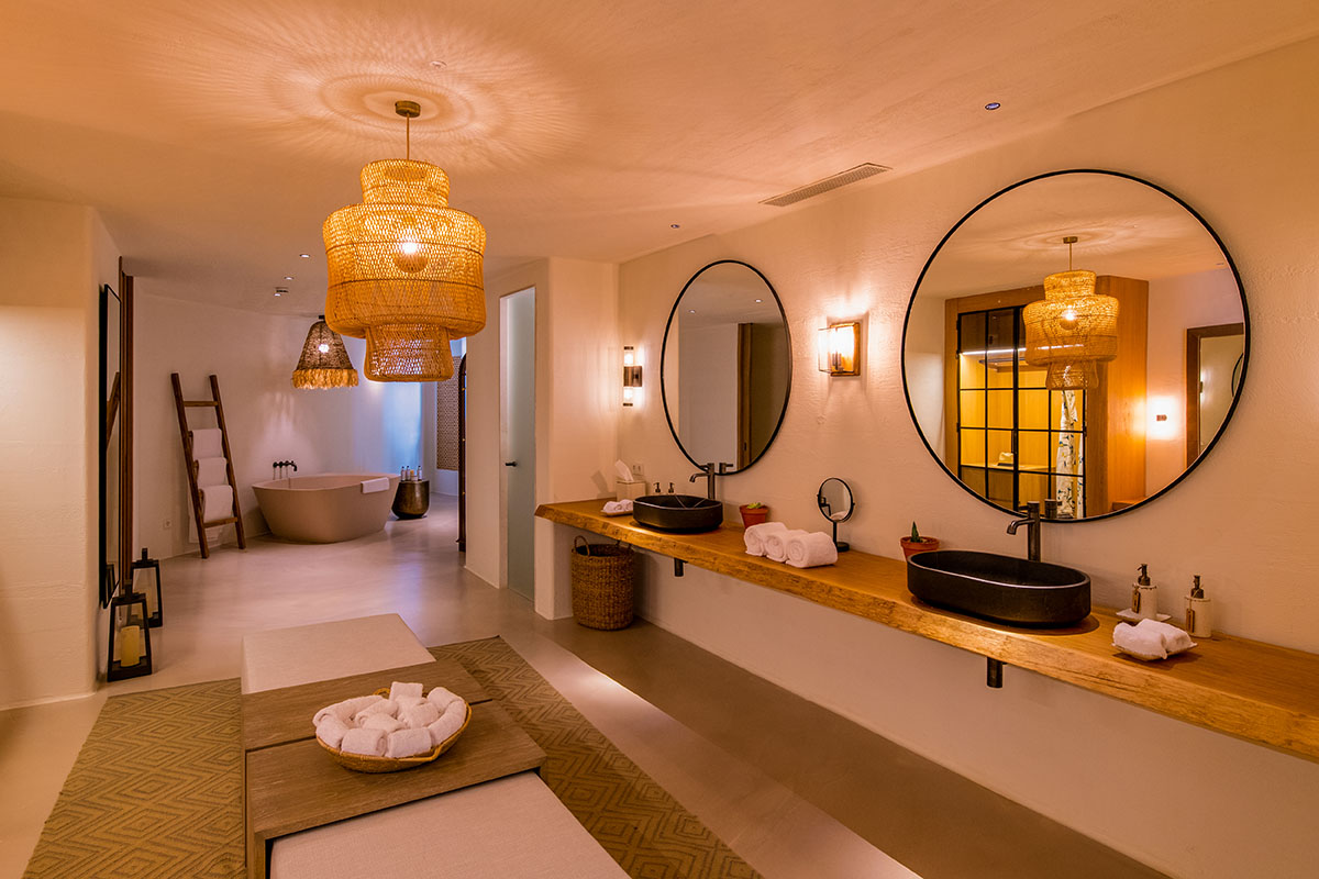 Hôtel Six Senses Ibiza suite salle de bains