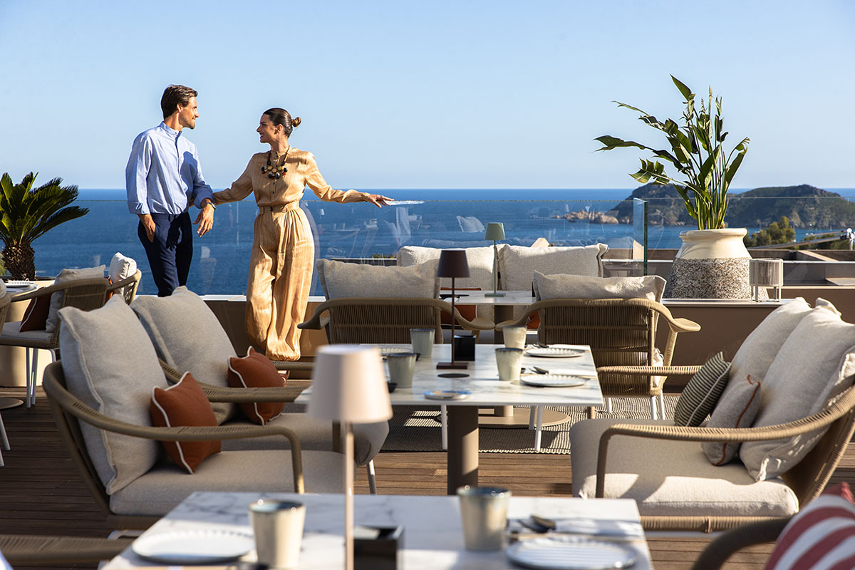 Restaurant hôtel La Réserve à Ramatuelle